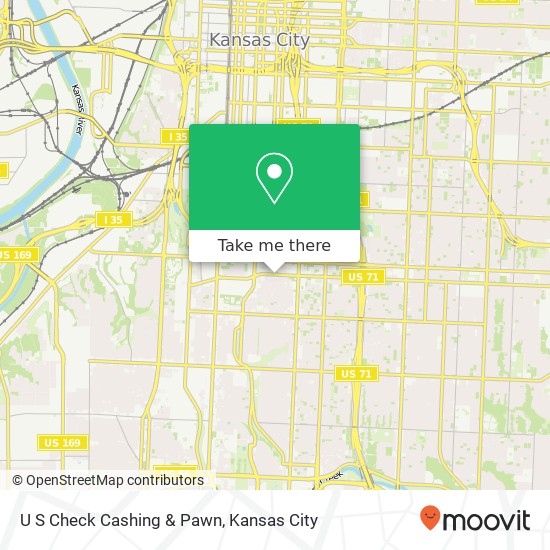 U S Check Cashing & Pawn map