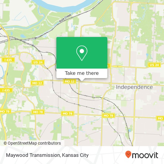 Mapa de Maywood Transmission