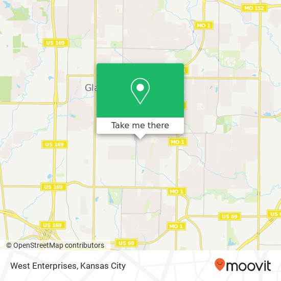 West Enterprises map