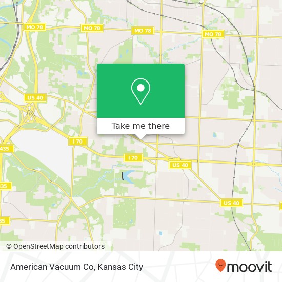 Mapa de American Vacuum Co