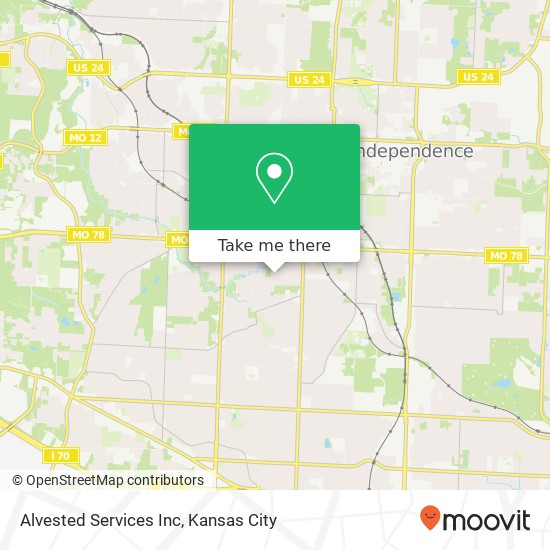 Alvested Services Inc map