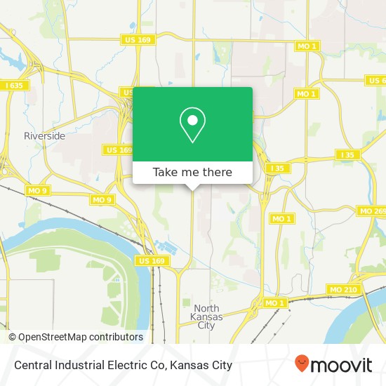 Mapa de Central Industrial Electric Co