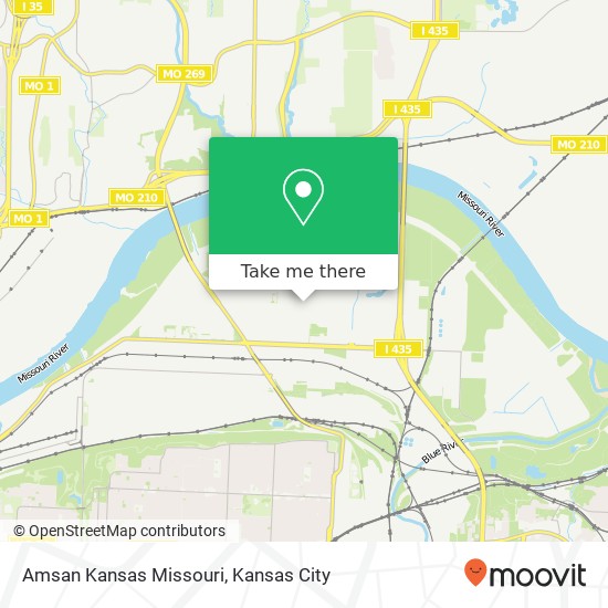 Amsan Kansas Missouri map