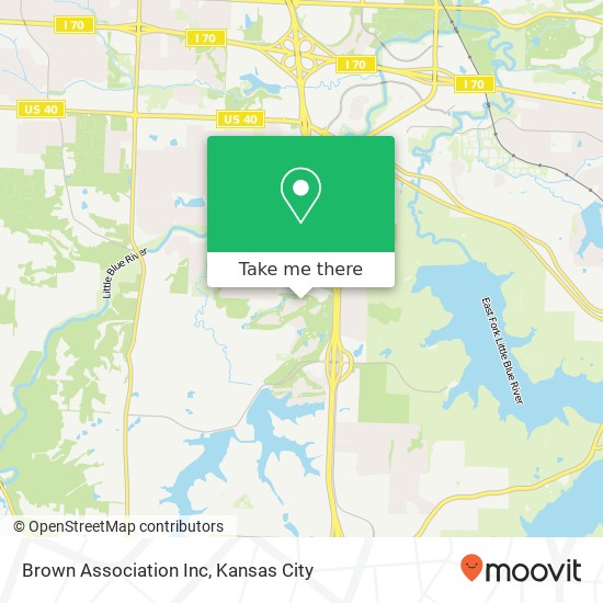 Brown Association Inc map