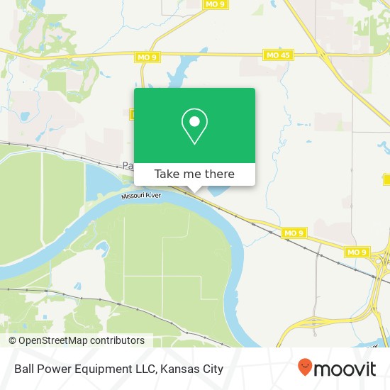 Ball Power Equipment LLC map