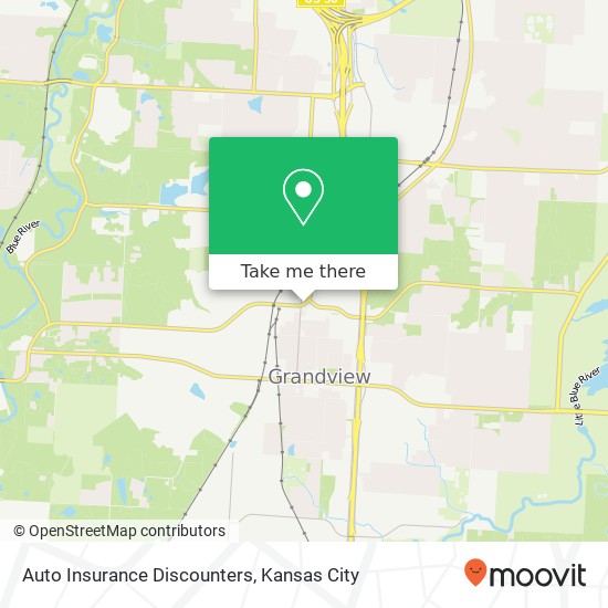 Auto Insurance Discounters map