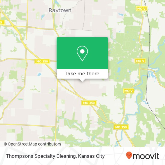 Mapa de Thompsons Specialty Cleaning