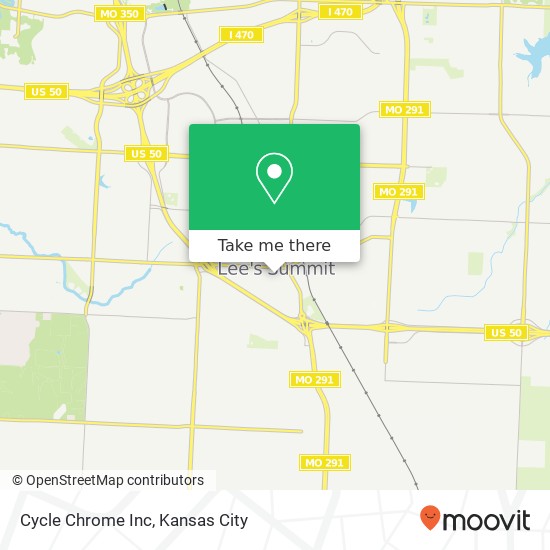 Mapa de Cycle Chrome Inc