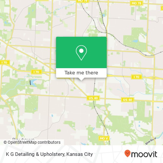 K G Detailing & Upholstery map