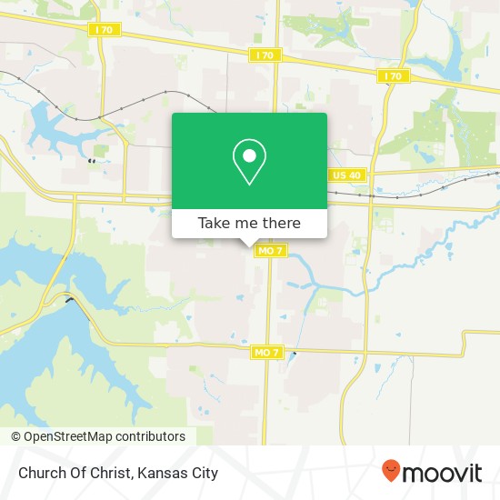 Church Of Christ map