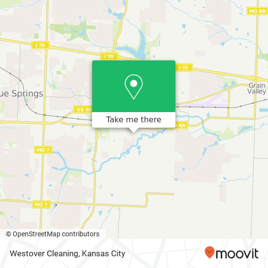 Westover Cleaning map