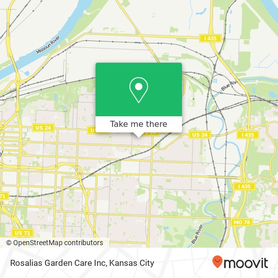 Rosalias Garden Care Inc map