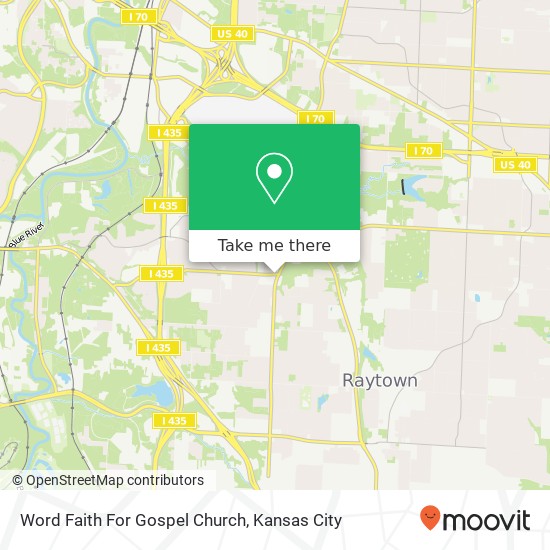 Mapa de Word Faith For Gospel Church