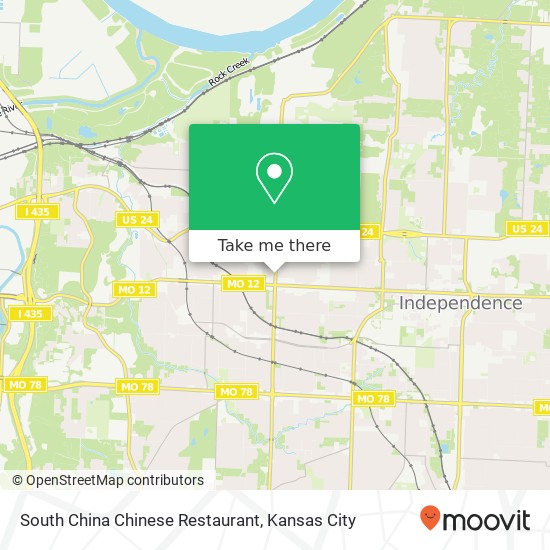 South China Chinese Restaurant map