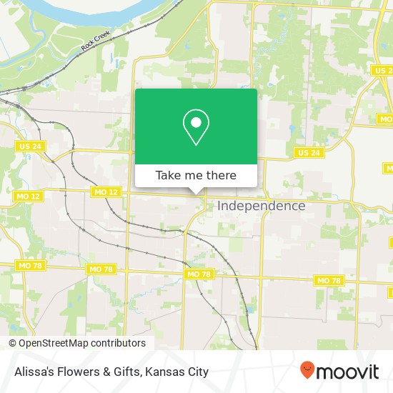 Alissa's Flowers & Gifts map