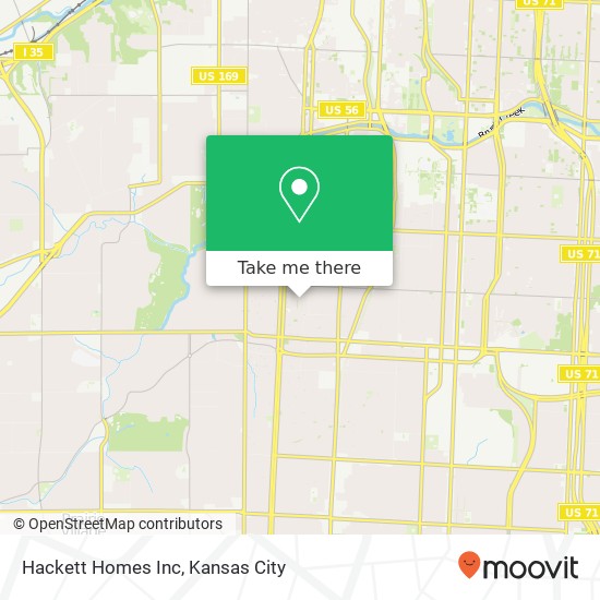 Hackett Homes Inc map