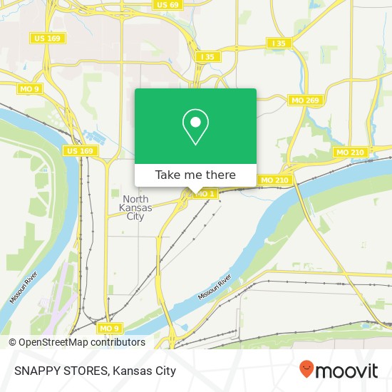 SNAPPY STORES map