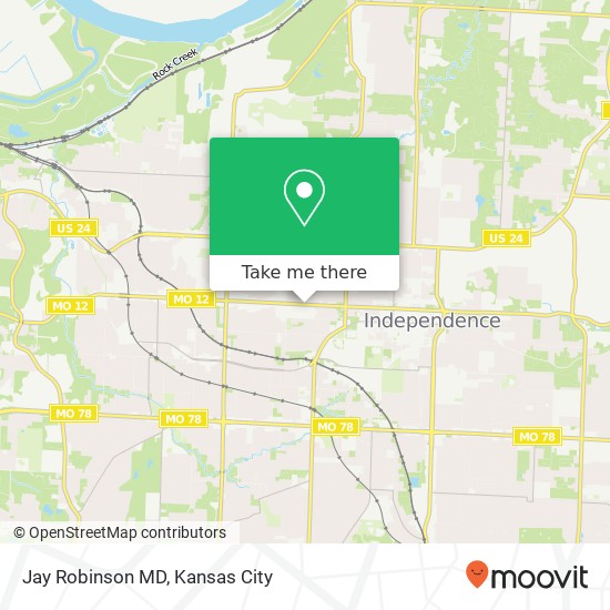 Jay Robinson MD map