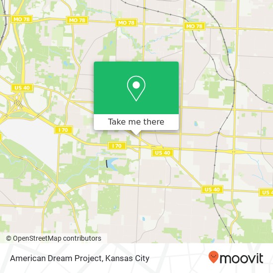 Mapa de American Dream Project