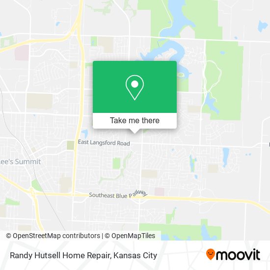 Randy Hutsell Home Repair map