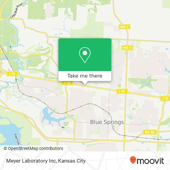 Meyer Laboratory Inc map