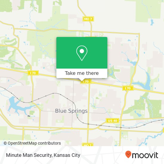 Minute Man Security map