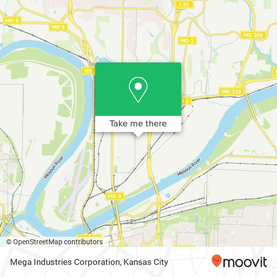 Mega Industries Corporation map
