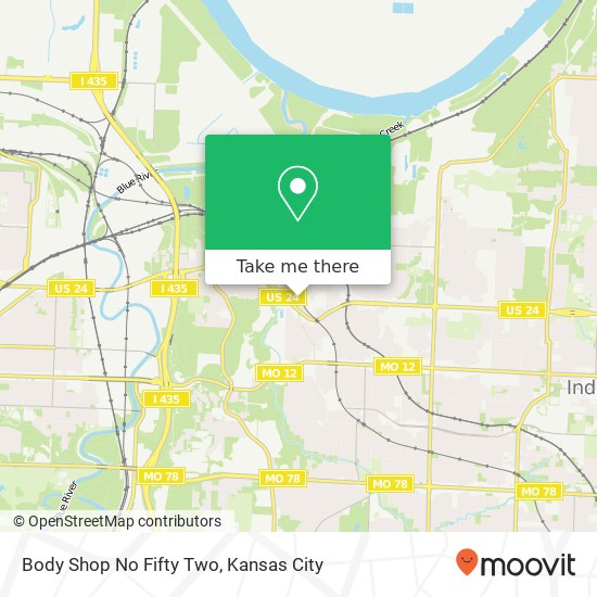Body Shop No Fifty Two map