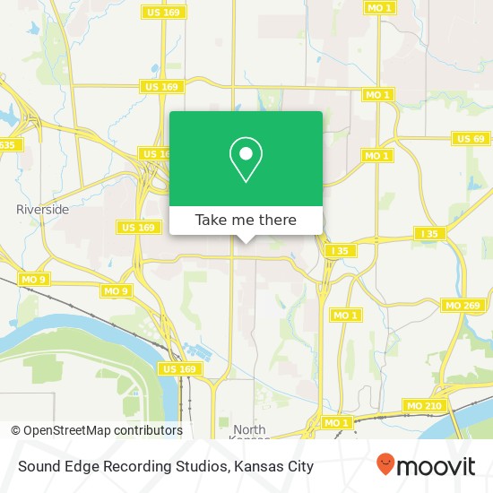 Sound Edge Recording Studios map