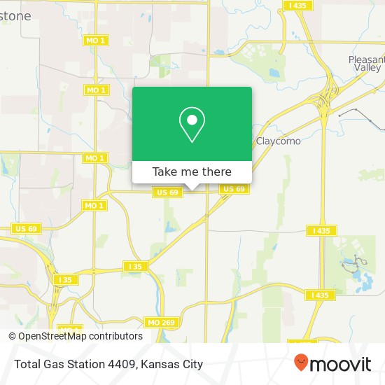 Total Gas Station 4409 map