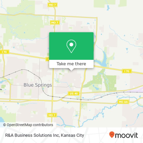 R&A Business Solutions Inc map