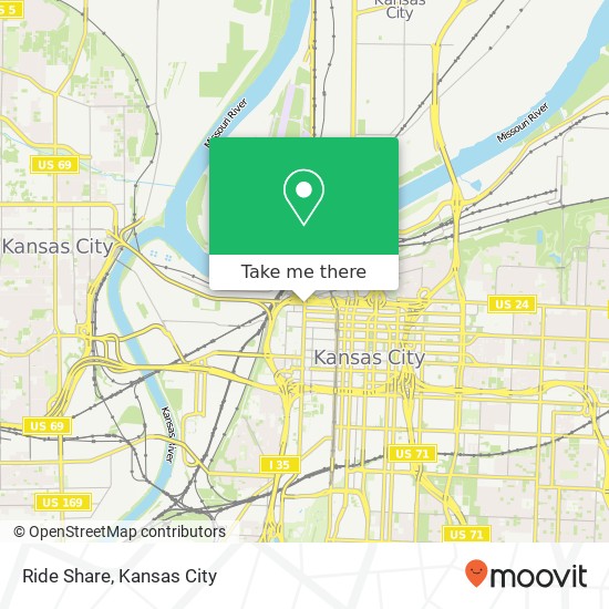 Ride Share map