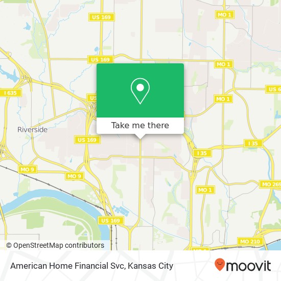 American Home Financial Svc map