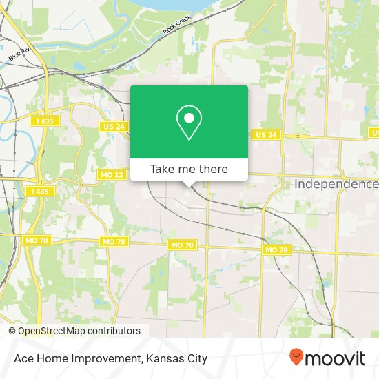 Ace Home Improvement map