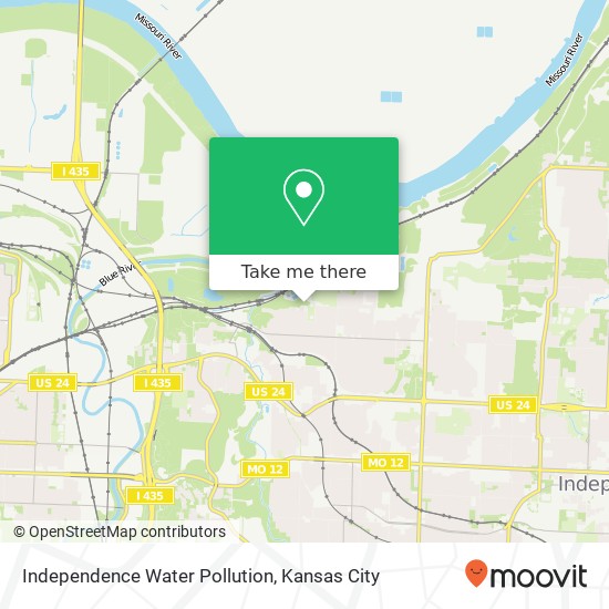 Independence Water Pollution map