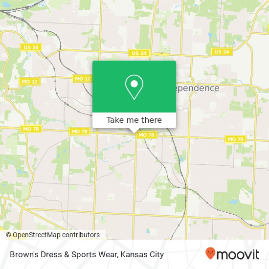 Brown's Dress & Sports Wear map