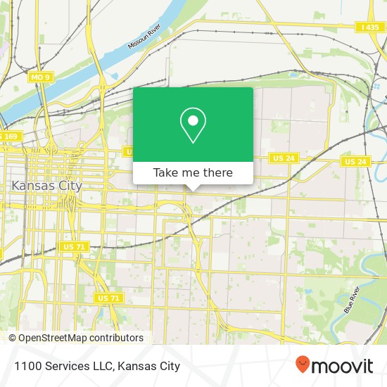 1100 Services LLC map