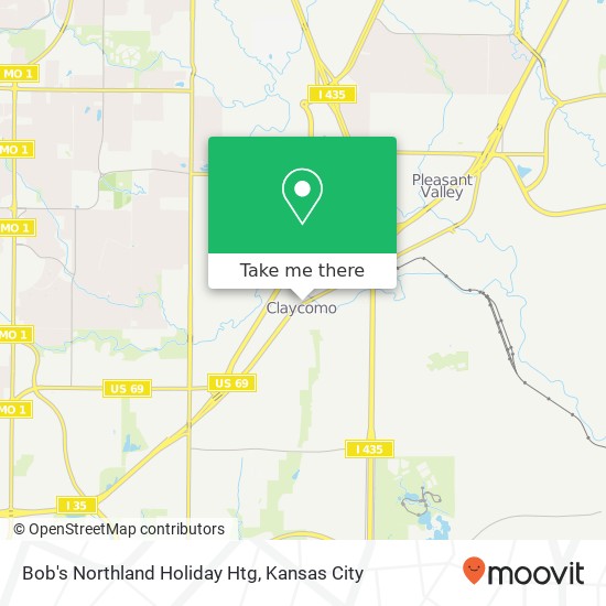 Mapa de Bob's Northland Holiday Htg