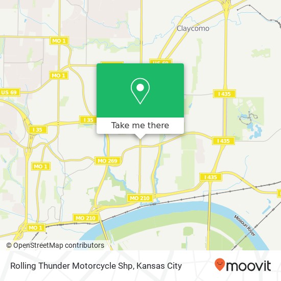 Rolling Thunder Motorcycle Shp map