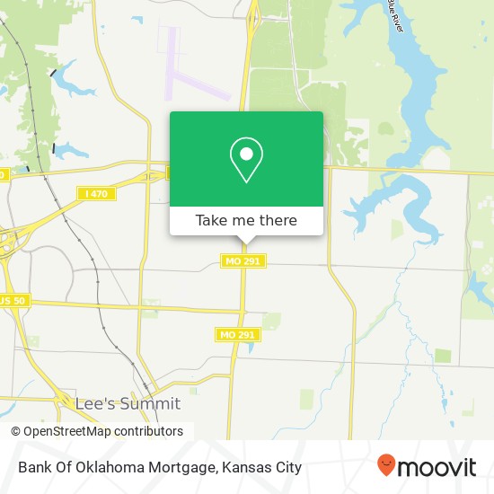 Bank Of Oklahoma Mortgage map