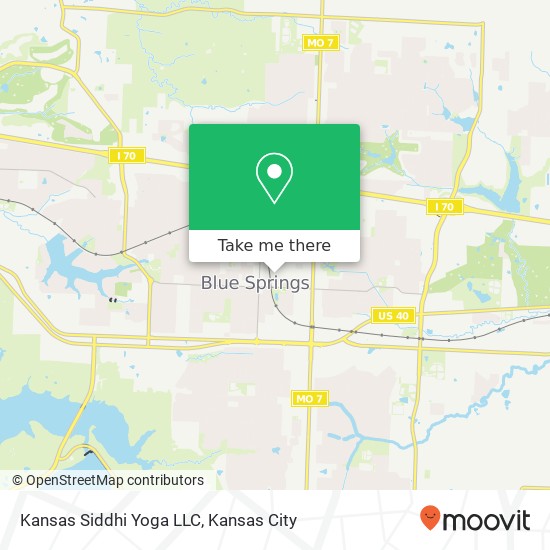 Kansas Siddhi Yoga LLC map