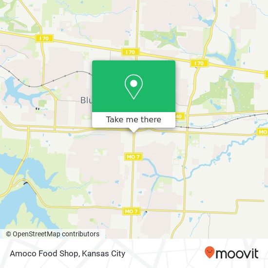 Mapa de Amoco Food Shop