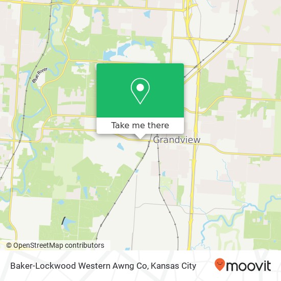 Baker-Lockwood Western Awng Co map