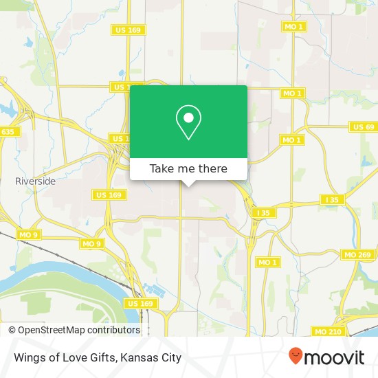 Wings of Love Gifts map