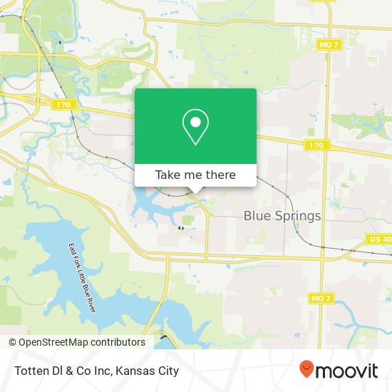 Mapa de Totten Dl & Co Inc