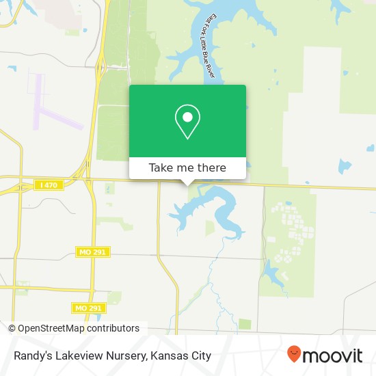Mapa de Randy's Lakeview Nursery