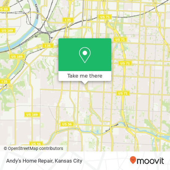 Andy's Home Repair map