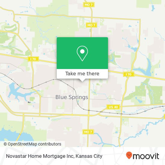 Mapa de Novastar Home Mortgage Inc