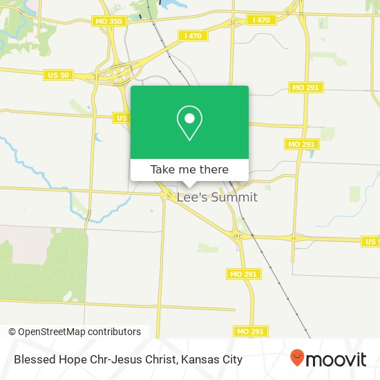 Blessed Hope Chr-Jesus Christ map