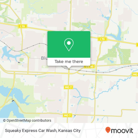 Mapa de Squeaky Express Car Wash